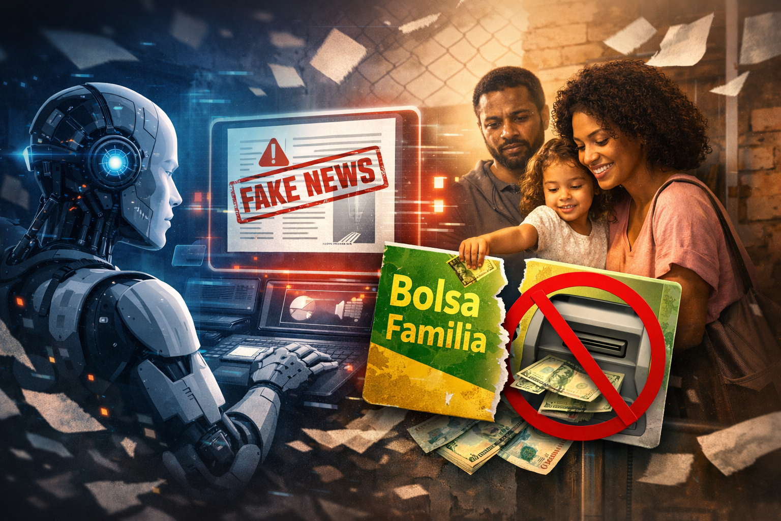 Vídeo gerado por IA espalha fake: Bolsa Família não terá proibição de saques em dinheiro
