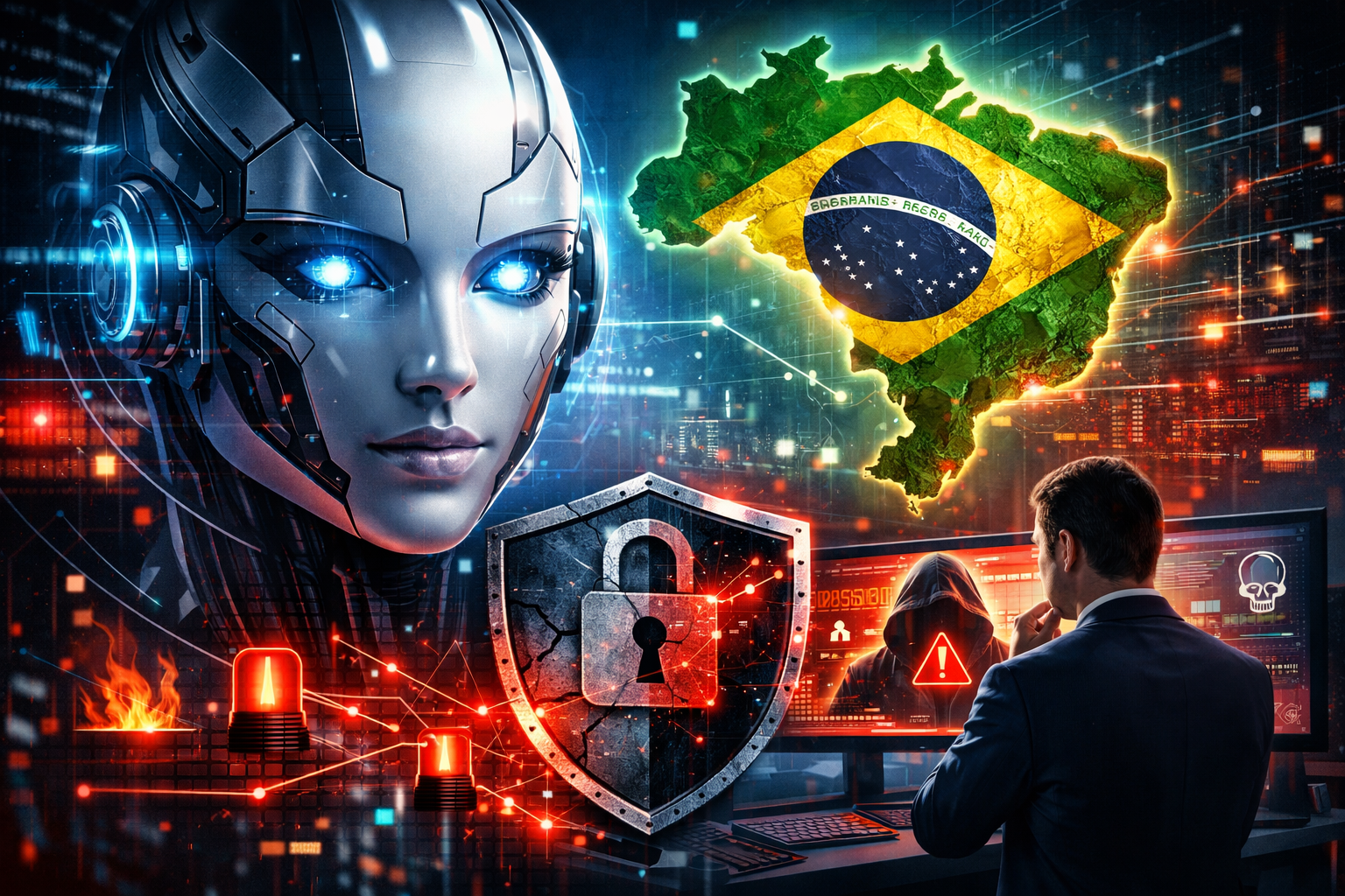 Alerta Corporativo: IA Se Torna a Maior Preocupação de Segurança para Negócios no Brasil