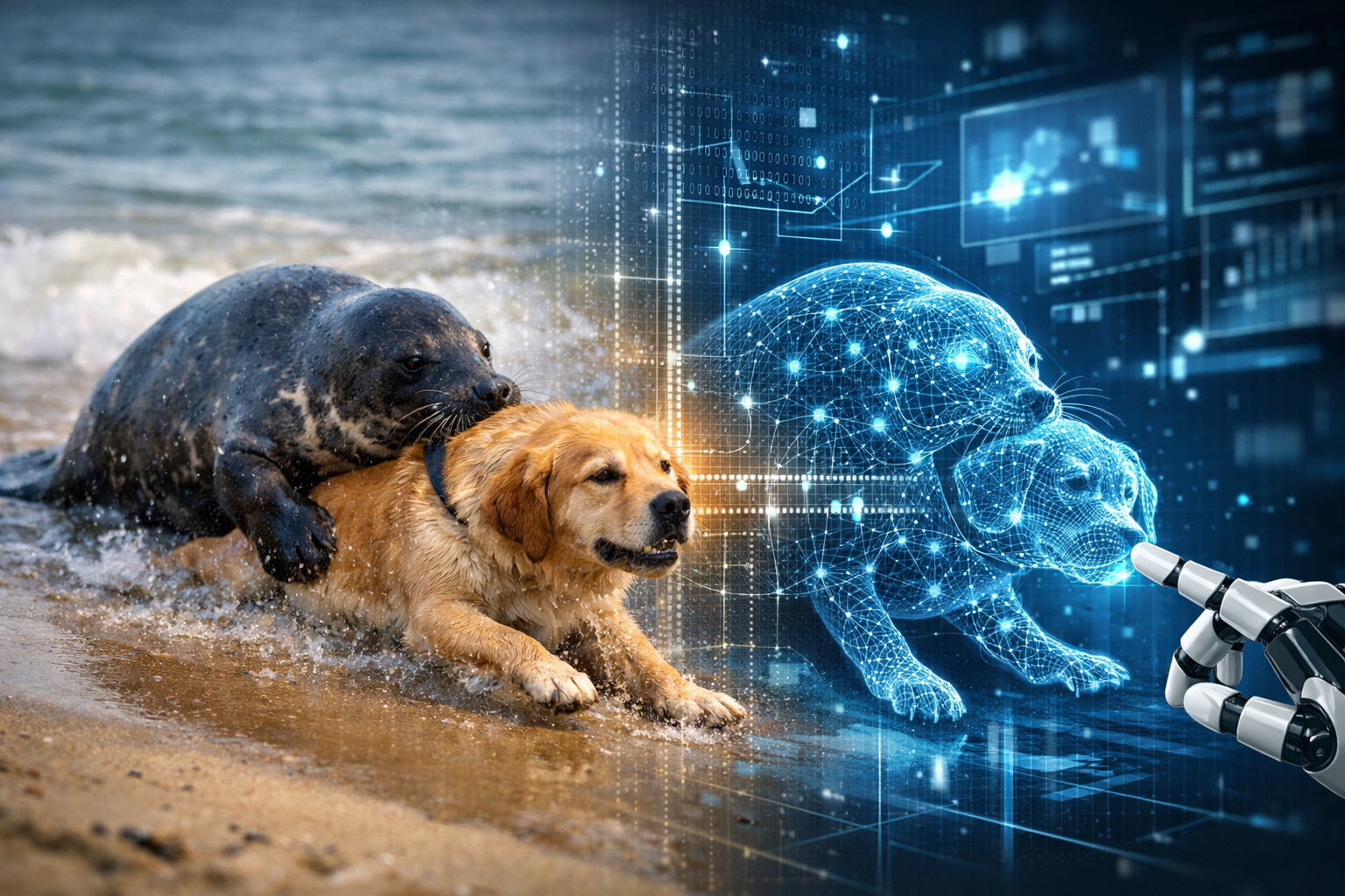 Vídeo de foca arrastando cachorro é deepfake criado por inteligência artificial