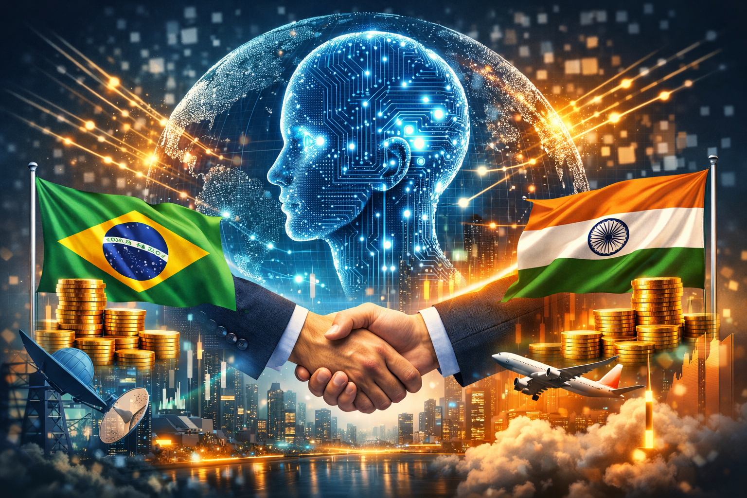 Brasil anuncia plano bilionário de IA e atrai grande aporte de investimentos da Índia