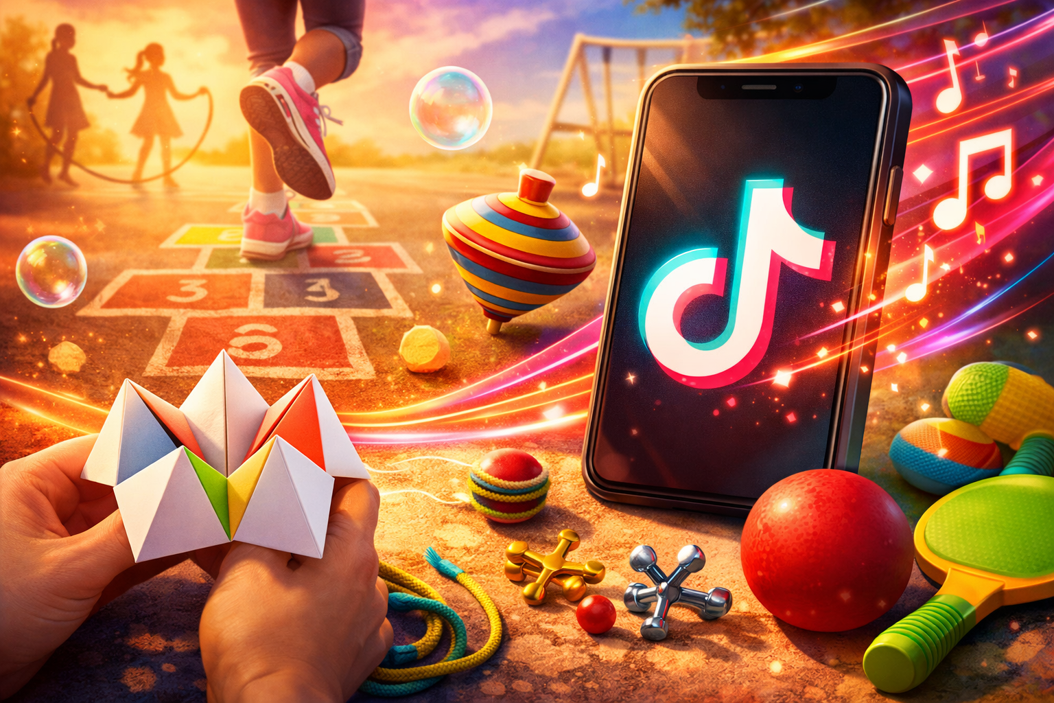 Nostalgia viral: TikTok resgata brincadeira de infância — participe da nova trend