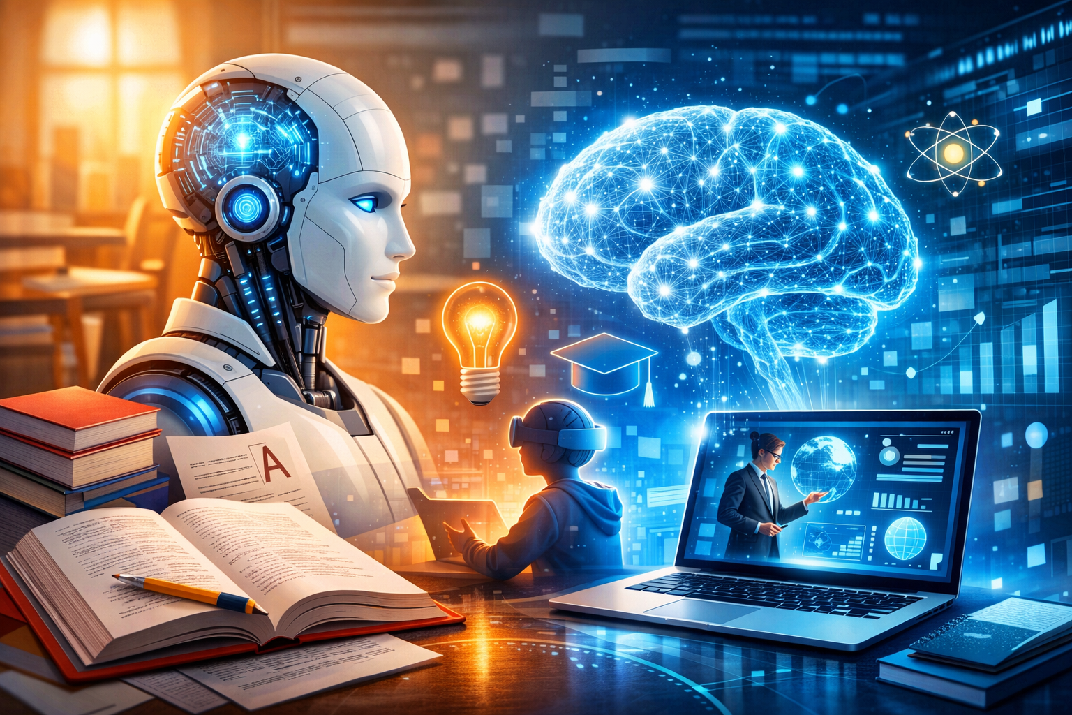 Notas ou Aprendizado: como a inteligência artificial está redefinindo a educação