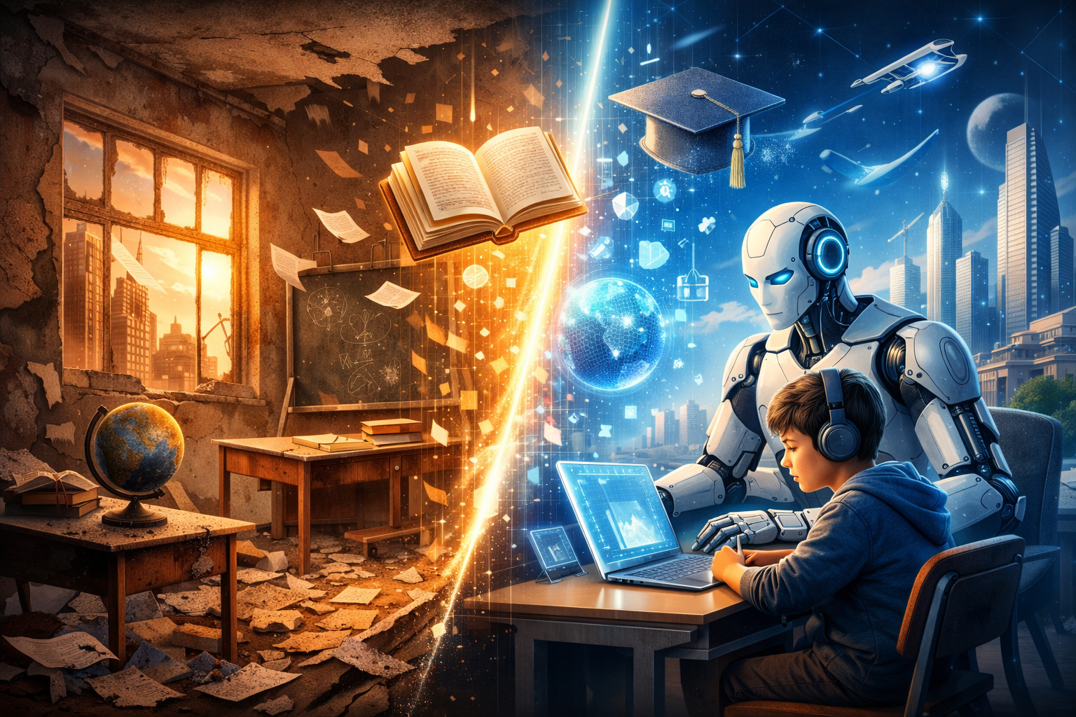 Da Crise à Revolução: IA Reescreve o Futuro da Educação