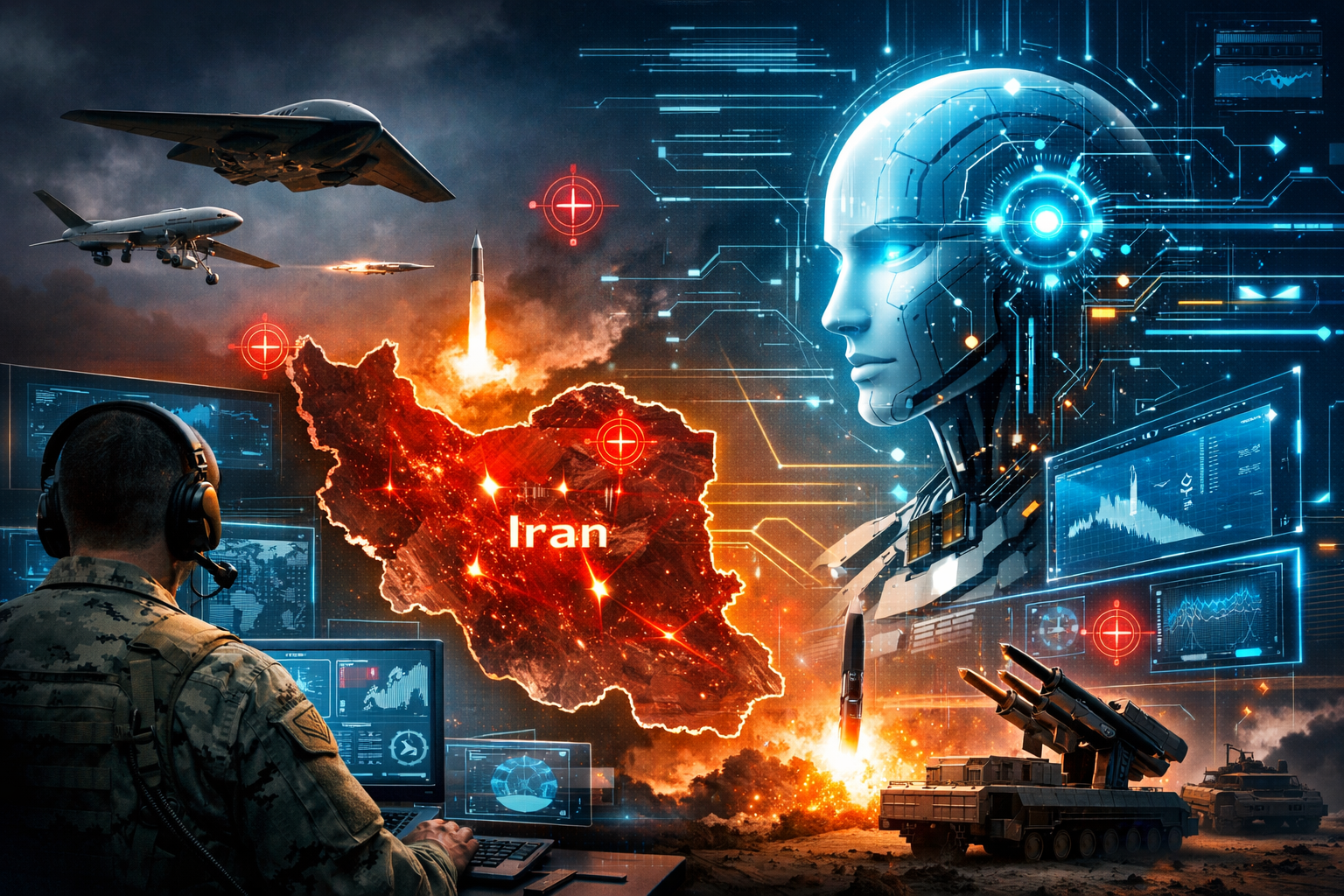 Guerra automatizada: EUA usam IA para decidir ataque ao Irã