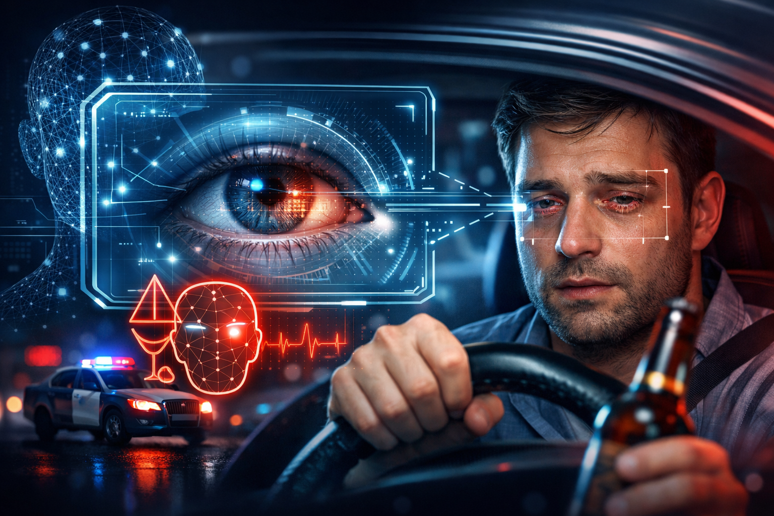 Revolução no trânsito: IA identifica motoristas embriagados apenas pelo olhar