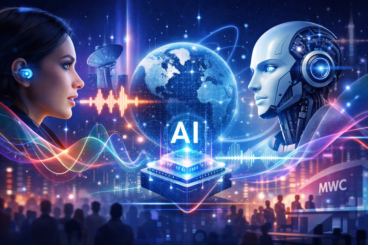 Voz 2.0: GlobalData Revela no MWC 2026 Como a IA Está Transformando a Comunicação