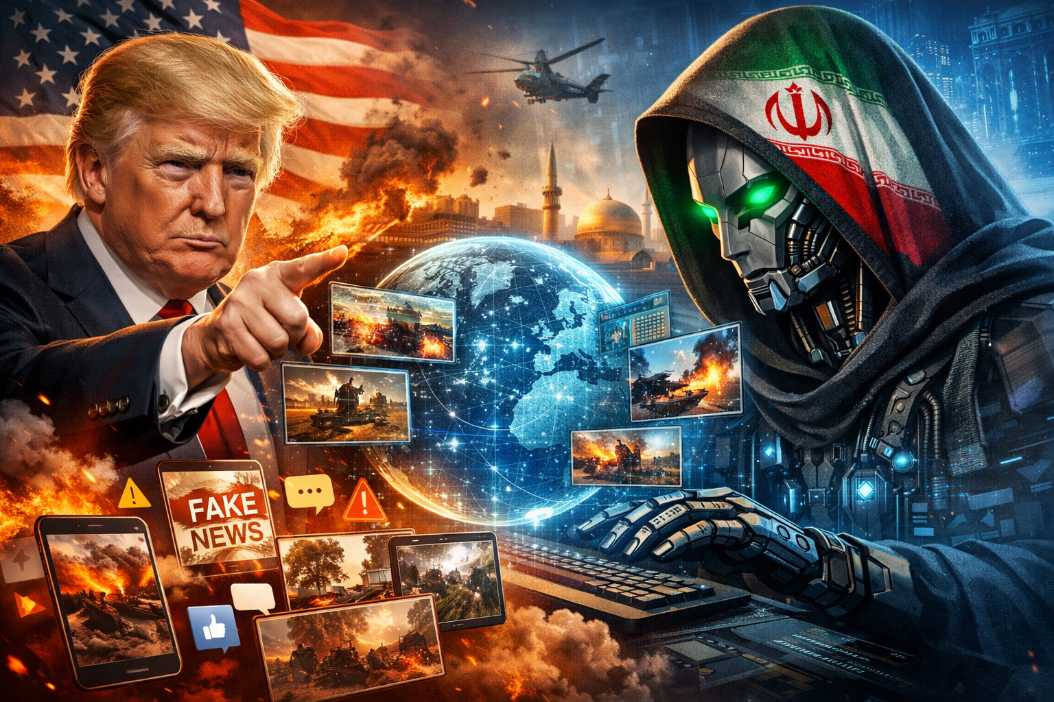 Trump acusa Irã de usar IA para criar e viralizar fake news sobre a guerra
